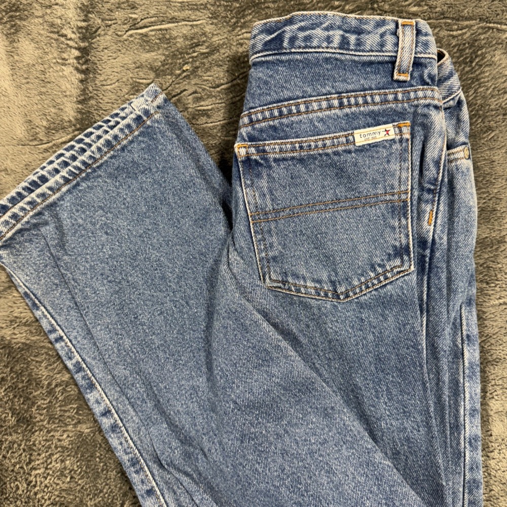 Tommy‎ Hilfiger Classic Jeans Womens 14 Blue Vintage 2001 High Rise Straight Leg